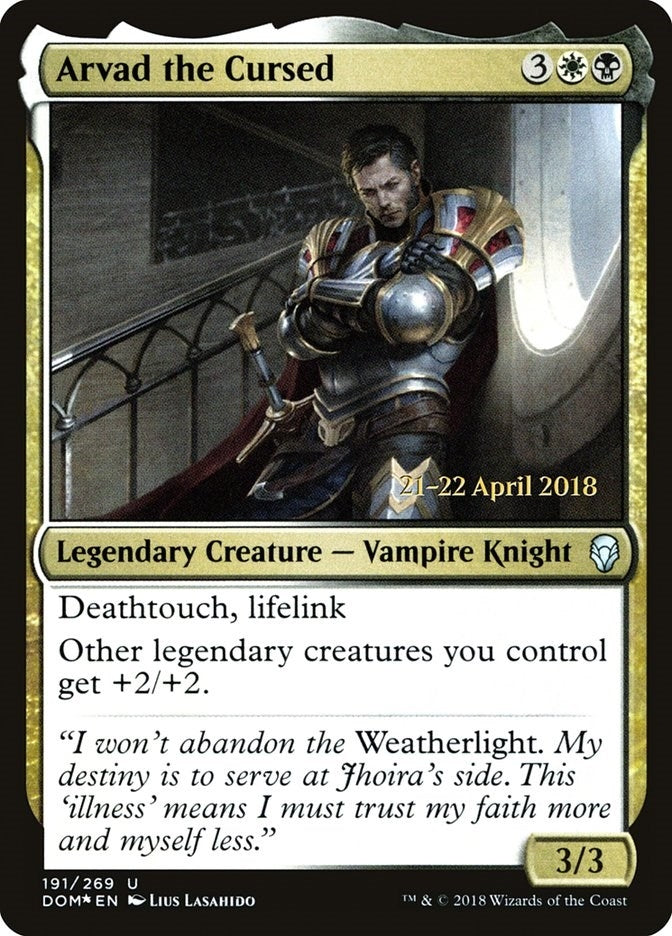 Arvad the Cursed (191) (Prerelease Cards)
