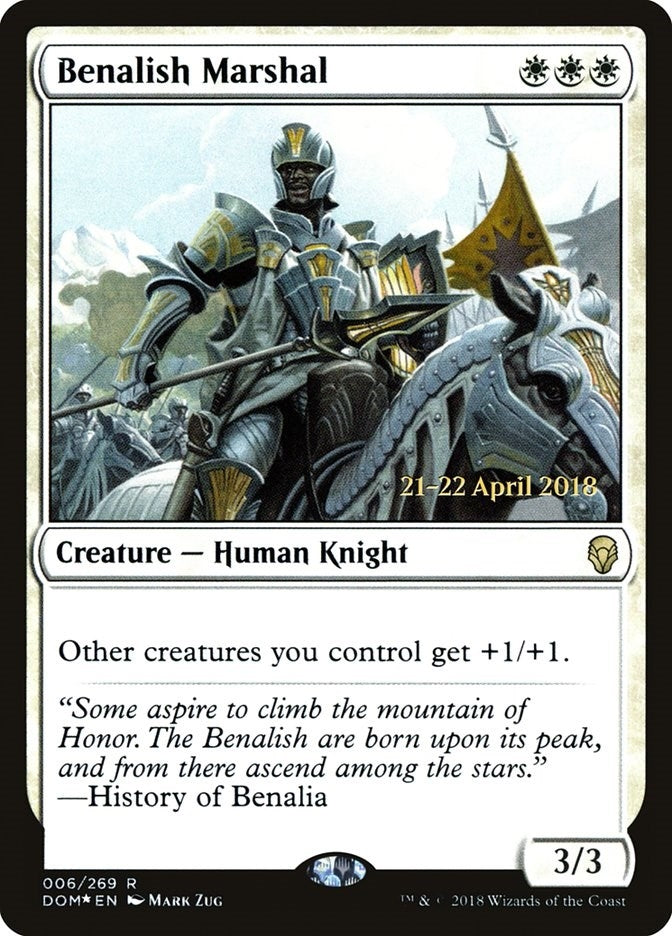 Benalish Marshal (6) (Prerelease Cards)