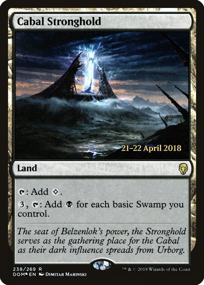 Cabal Stronghold (238) (Prerelease Cards)