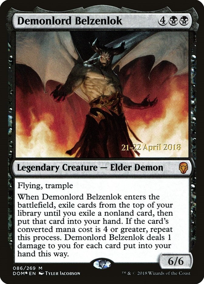 Demonlord Belzenlok (86) (Prerelease Cards)