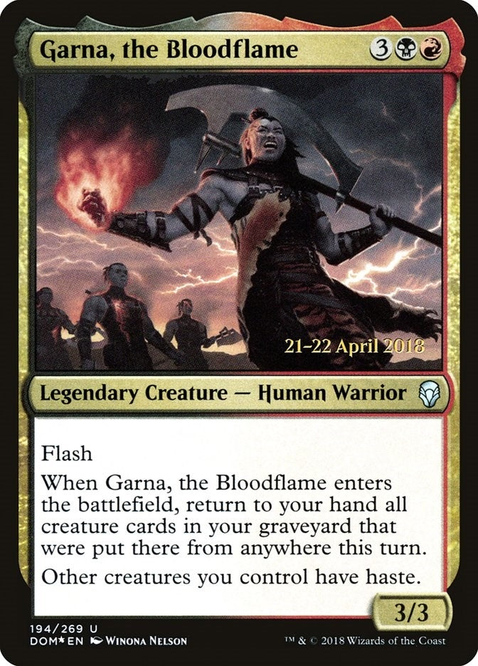 Garna, the Bloodflame (194) (Prerelease Cards)