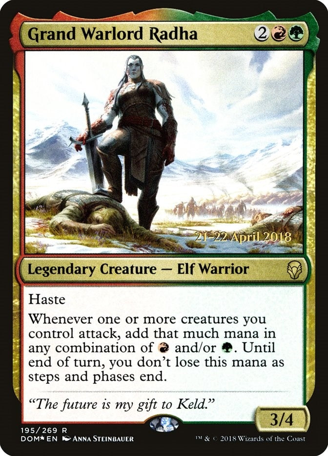 Grand Warlord Radha (195) (Prerelease Cards)