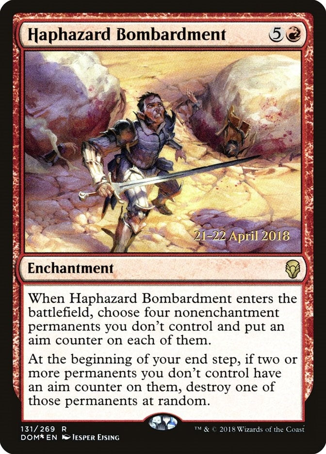Haphazard Bombardment (131) (Prerelease Cards)