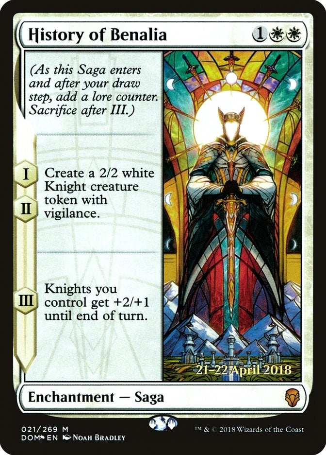 History of Benalia (21) (Prerelease Cards)