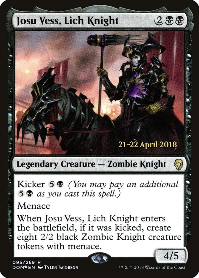 Josu Vess, Lich Knight (95) (Prerelease Cards)