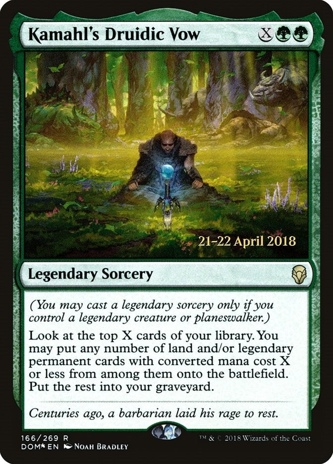 Kamahl's Druidic Vow (166) (Prerelease Cards)