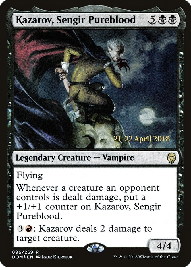Kazarov, Sengir Pureblood (96) (Prerelease Cards)