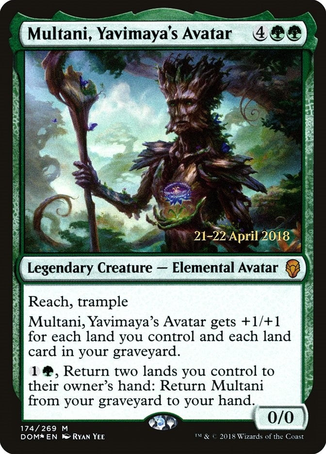 Multani, Yavimaya's Avatar (174) (Prerelease Cards)