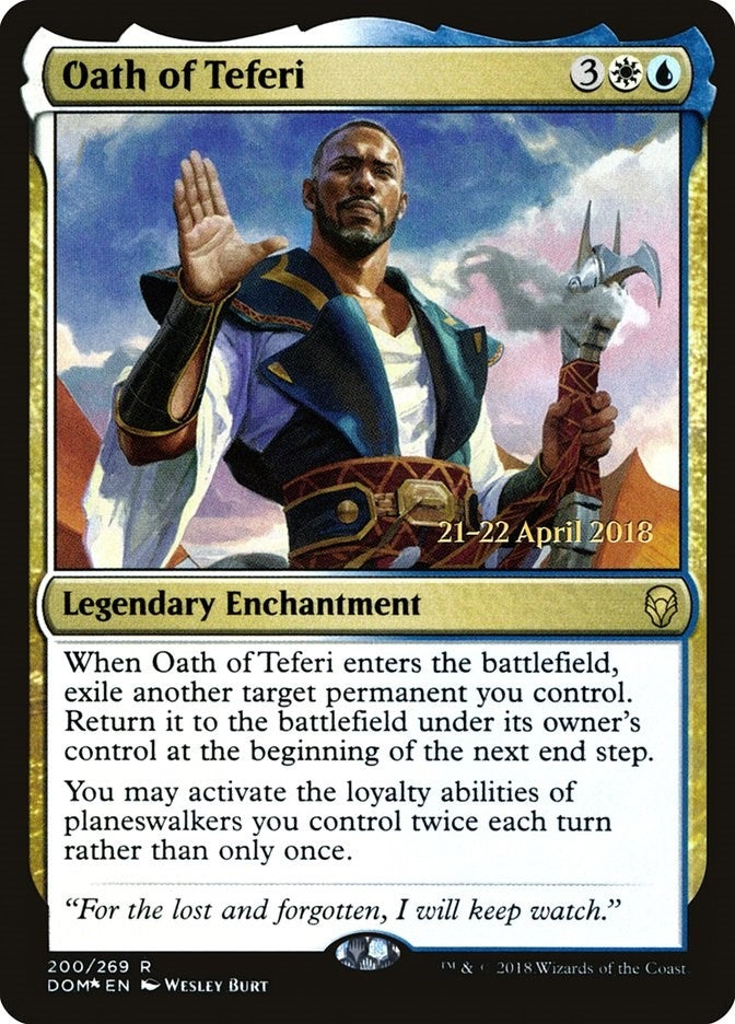 Oath of Teferi (200) (Prerelease Cards)