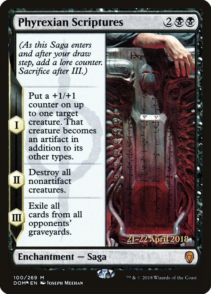 Phyrexian Scriptures (100) (Prerelease Cards)
