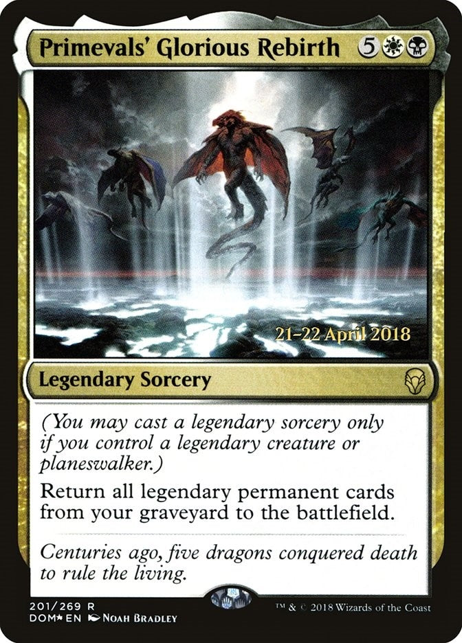 Primevals' Glorious Rebirth (201) (Prerelease Cards)