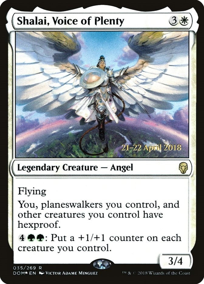 Shalai, Voice of Plenty (35) (Prerelease Cards)