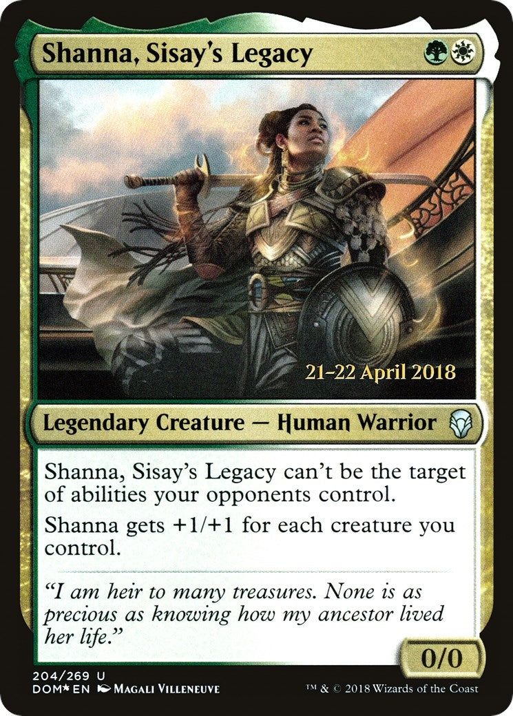 Shanna, Sisay's Legacy (204) (Prerelease Cards)