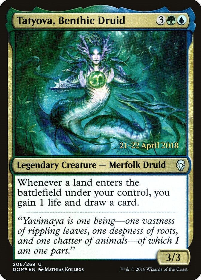 Tatyova, Benthic Druid (206) (Prerelease Cards)