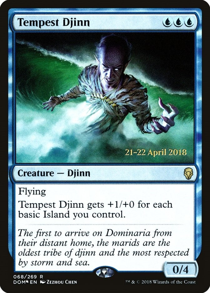 Tempest Djinn (68) (Prerelease Cards)