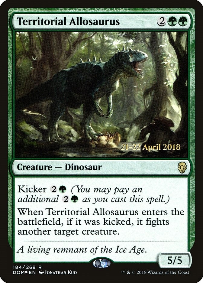 Territorial Allosaurus (184) (Prerelease Cards)