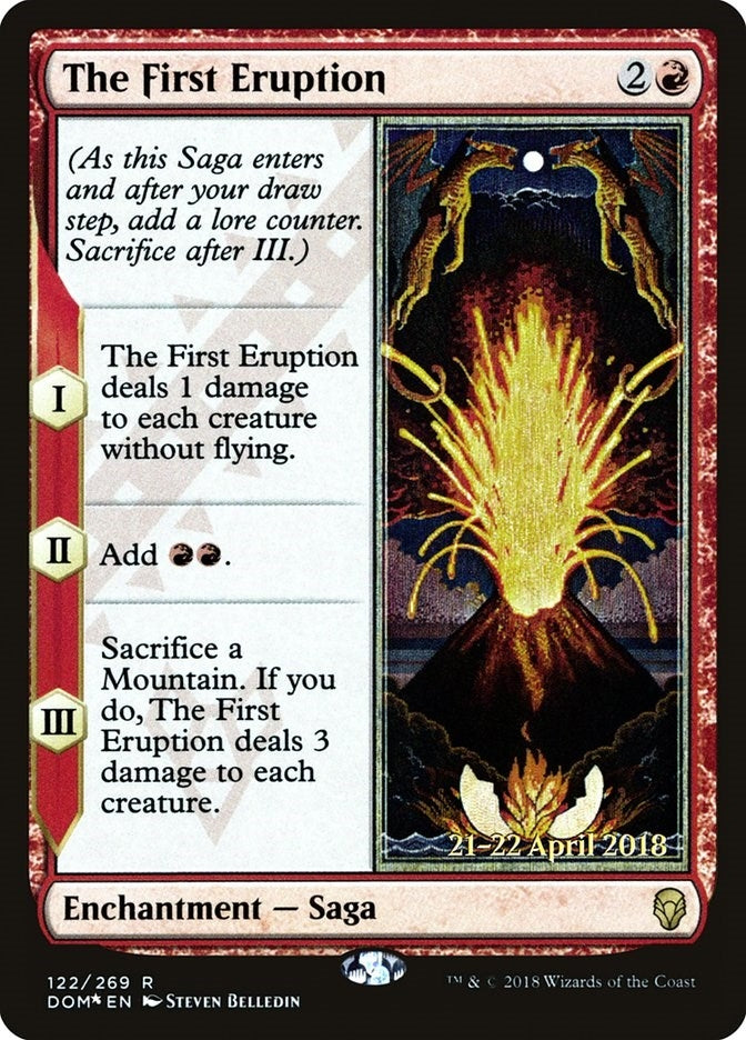 The First Eruption (122) (Prerelease Cards)