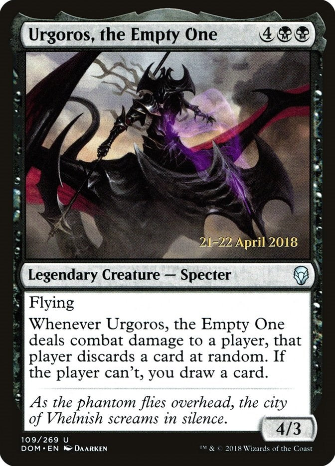 Urgoros, the Empty One (109) (Prerelease Cards)