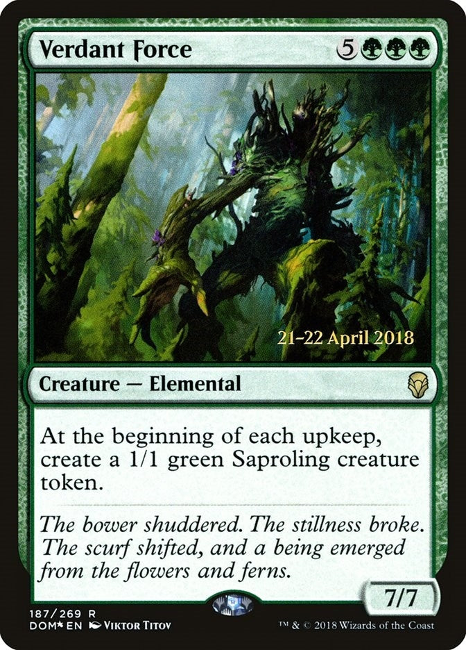 Verdant Force (187) (Prerelease Cards)