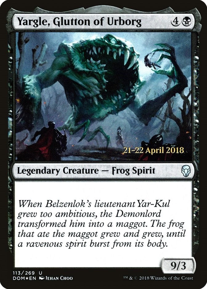 Image for Yargle, Glutton of Urborg (113) - Magic: The Gathering
