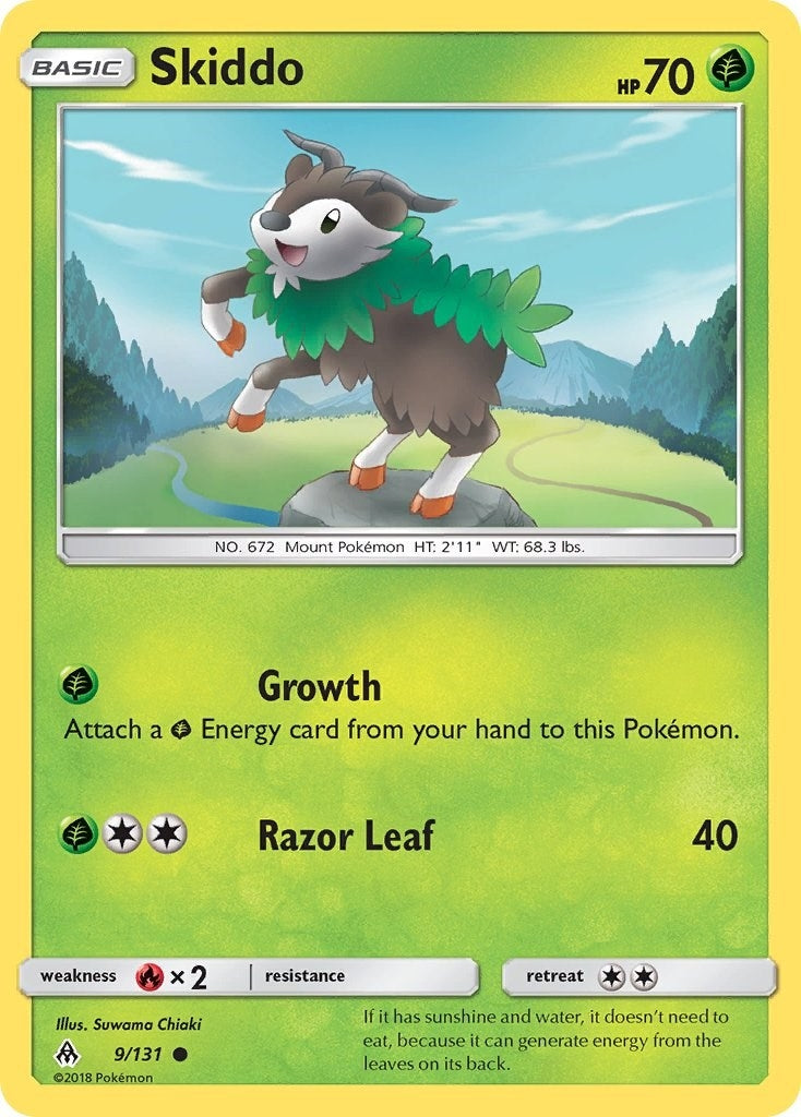 Image for Skiddo (9/131) (SM - Forbidden Light) - Pokemon