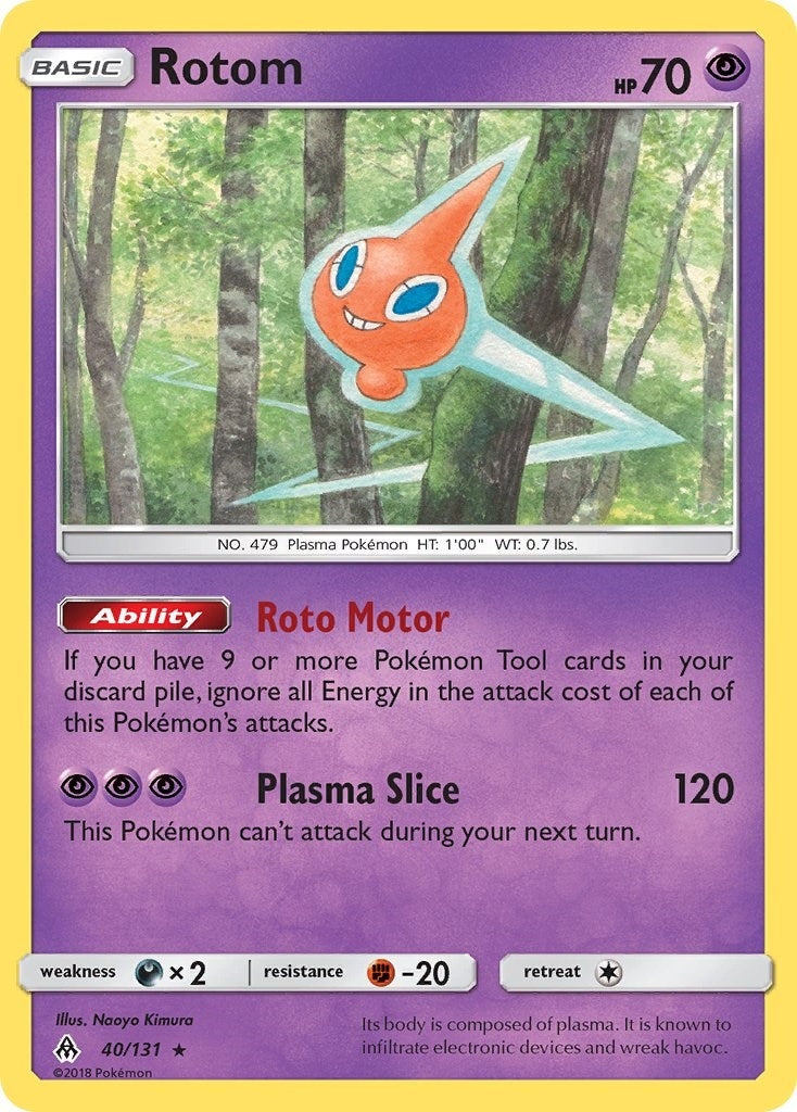 Image for Rotom (40/131) (SM - Forbidden Light) - Pokemon