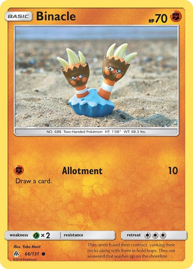 Image for Binacle (66/131) (SM - Forbidden Light) - Pokemon