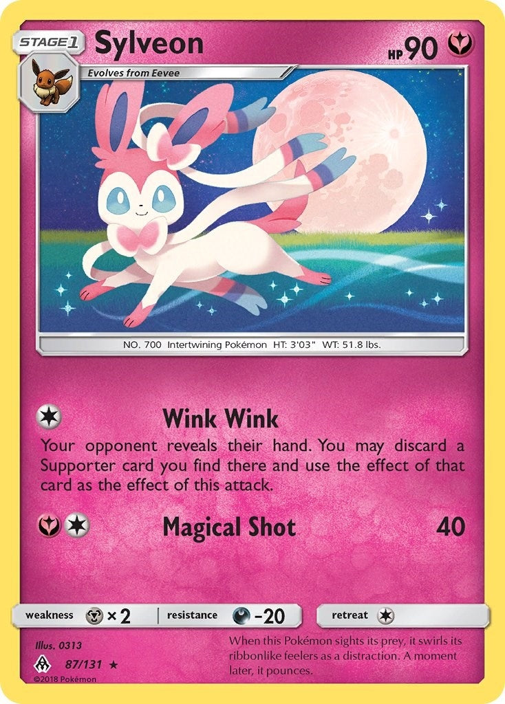 Image for Sylveon (87/131) (SM - Forbidden Light) - Pokemon