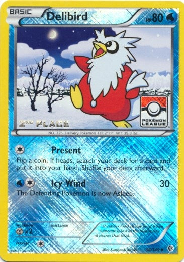 Image for Delibird - 38/149 (Pokemon League) [2nd Place] (038/149) (League & Championship Cards) - Pokemon