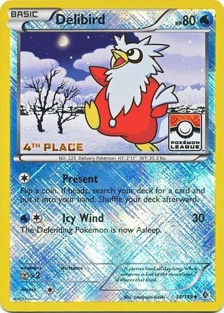 Image for Delibird - 38/149 (Pokemon League) [4th Place] (038/149) (League & Championship Cards) - Pokemon