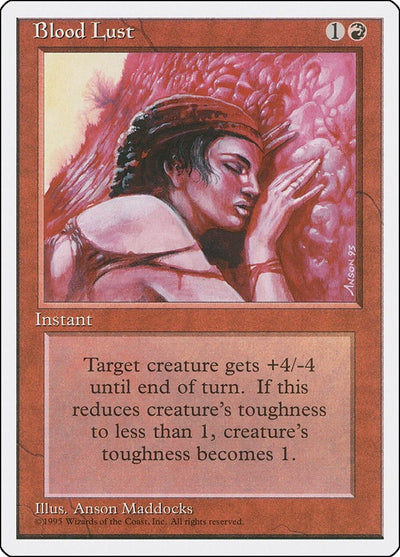Blood Lust (Fourth Edition)