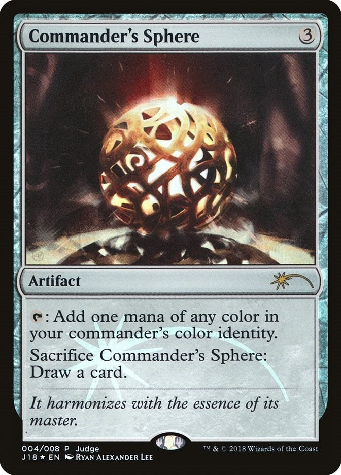 Commander's Sphere (4) (Judge Promos)