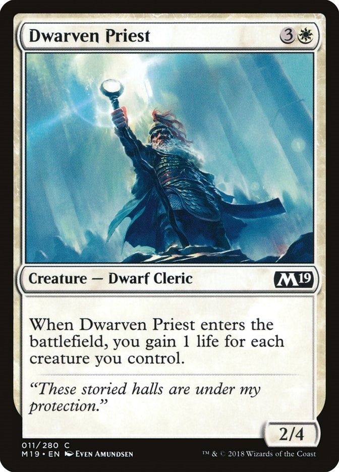 Dwarven Priest (11) (Core Set 2019)