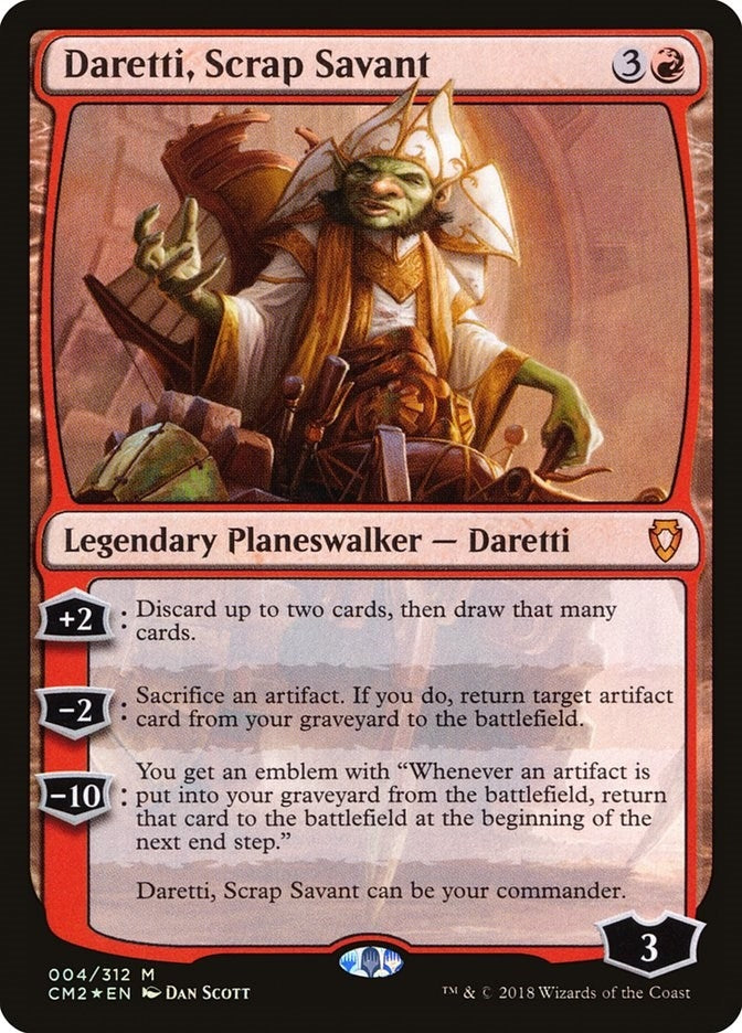 Daretti, Scrap Savant (4) (Commander Anthology Volume II)