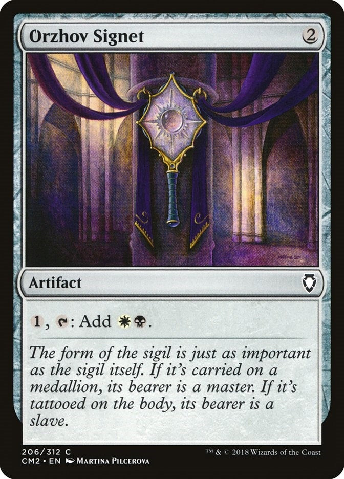 Orzhov Signet (206) (Commander Anthology Volume II)
