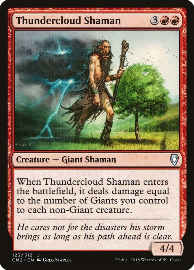 Thundercloud Shaman (123) (Commander Anthology Volume II)