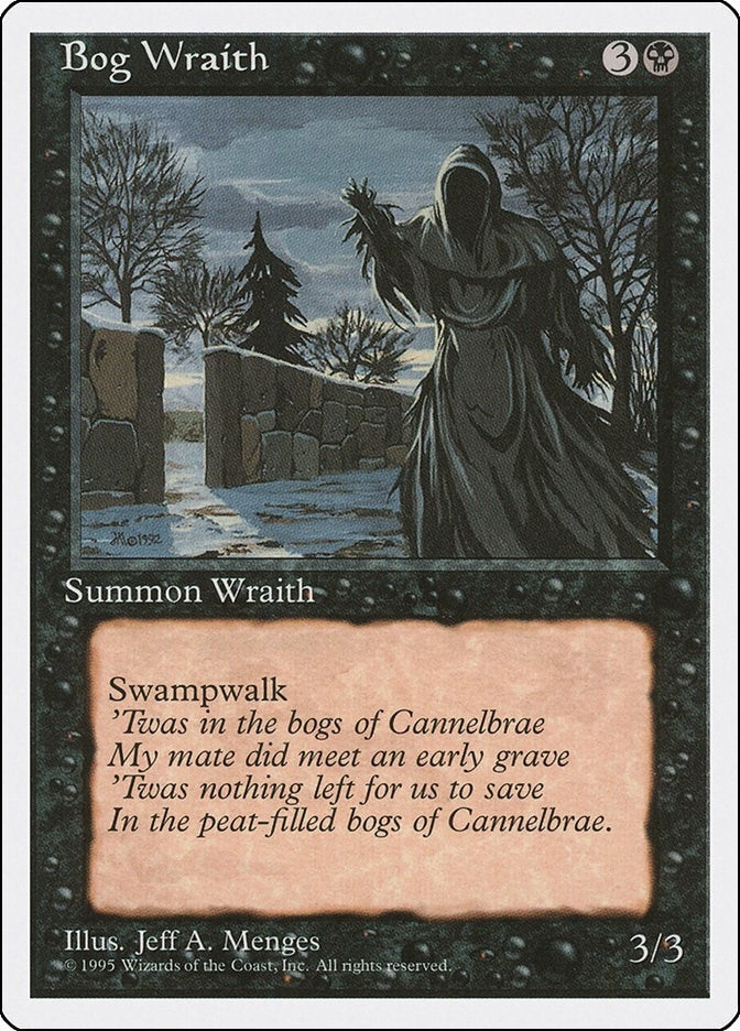 Bog Wraith (Fourth Edition)
