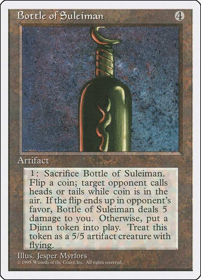 Bottle of Suleiman (Fourth Edition)