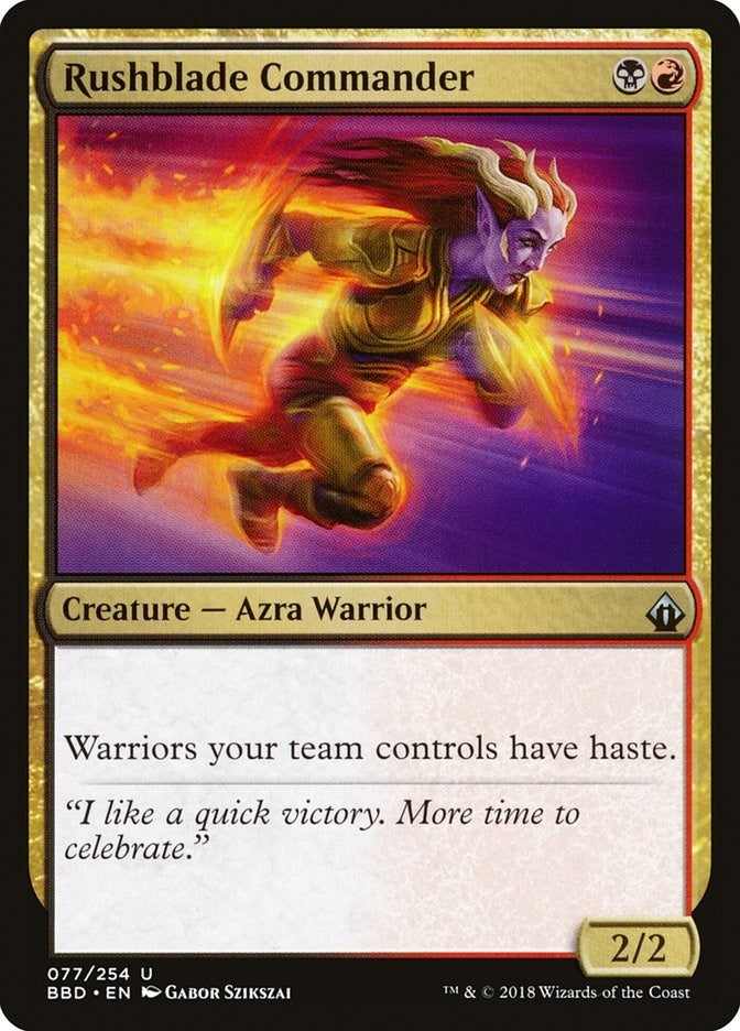 Rushblade Commander (77) (Battlebond)