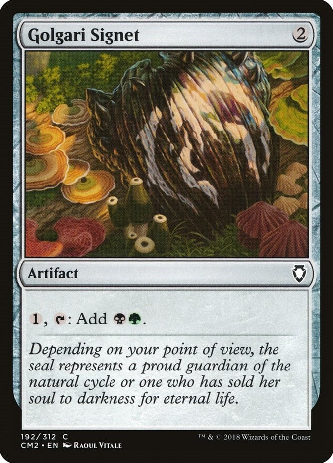 Golgari Signet (192) (192) (Commander Anthology Volume II)