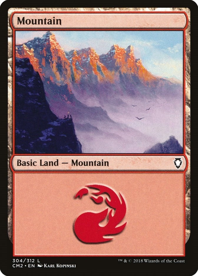 Mountain (304) (304) (Commander Anthology Volume II)