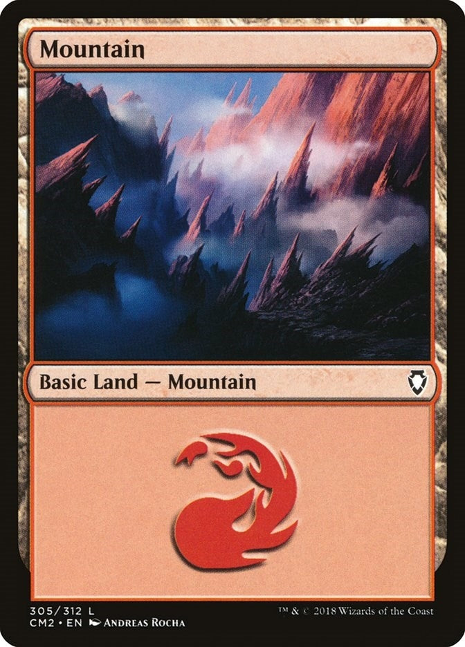 Mountain (305) (305) (Commander Anthology Volume II)