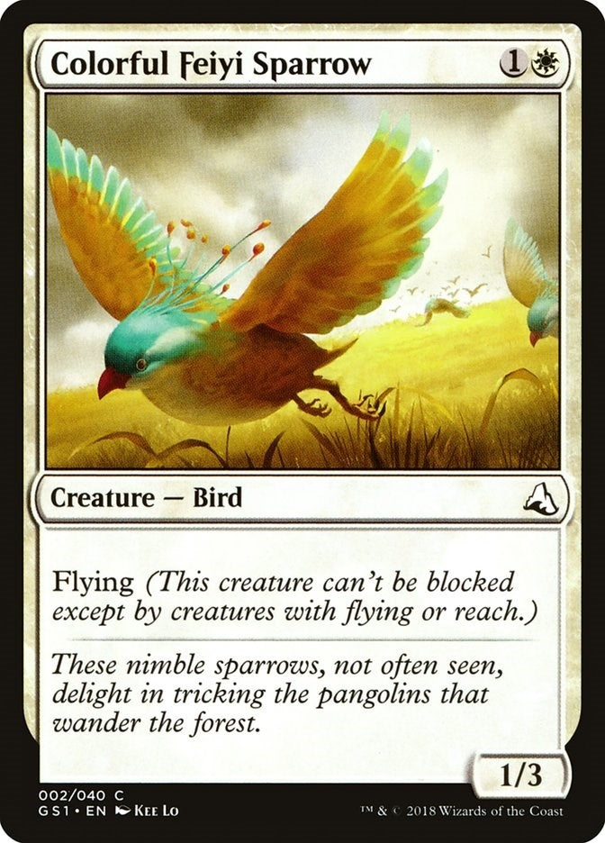 Colorful Feiyi Sparrow (2) (Global Series Jiang Yanggu & Mu Yanling)