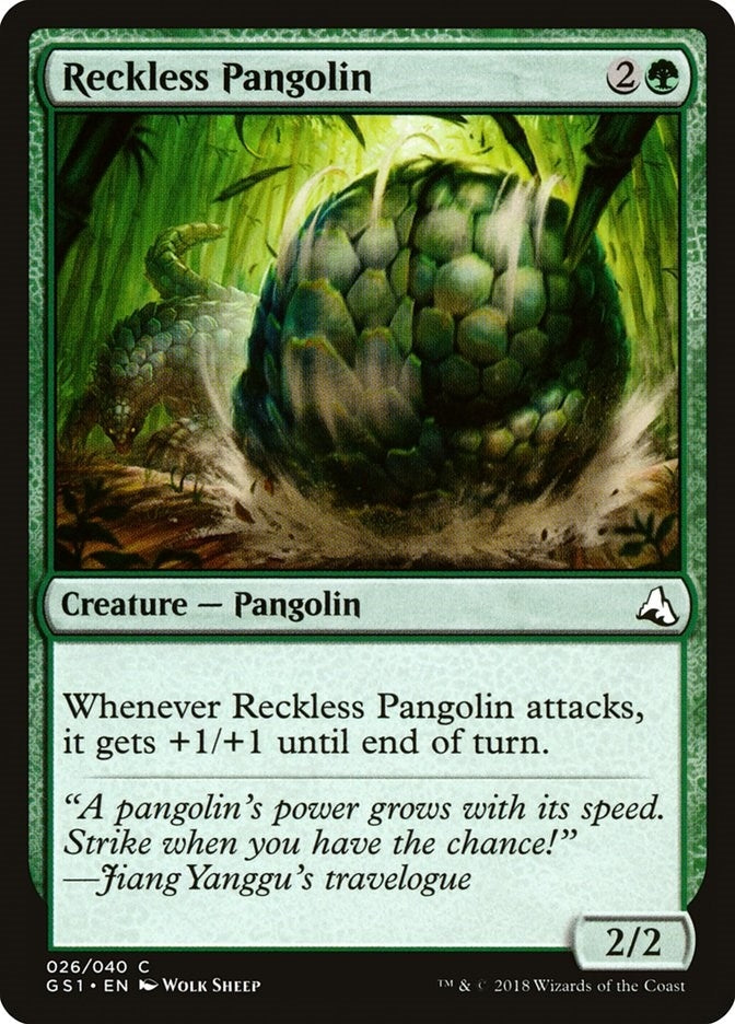 Reckless Pangolin (26) (Global Series Jiang Yanggu & Mu Yanling)