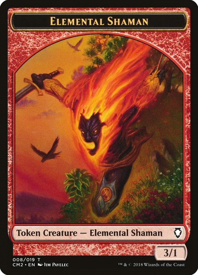 Elemental Shaman Token (8) (Commander Anthology Volume II)