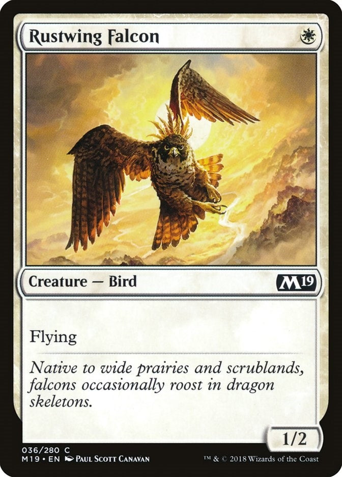 Rustwing Falcon (36) (Core Set 2019)