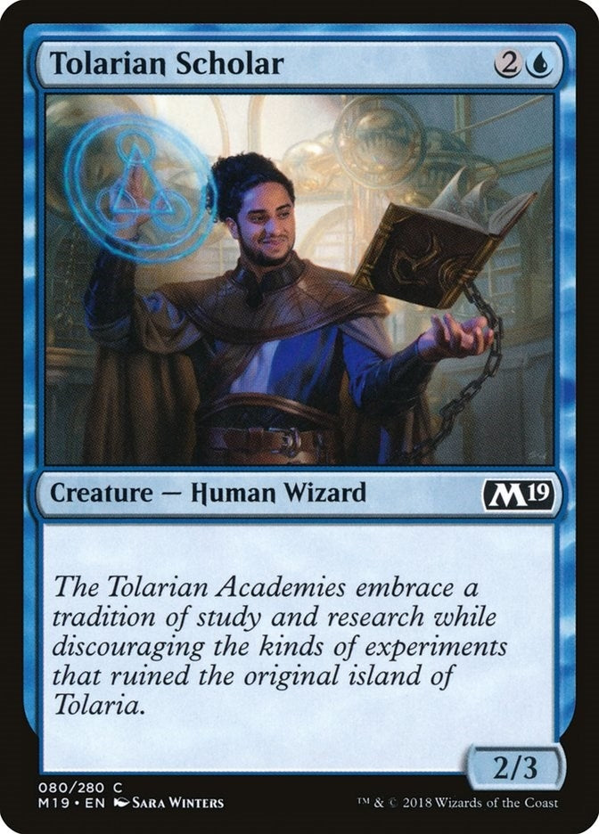 Image for Tolarian Scholar (80) - Magic: The Gathering