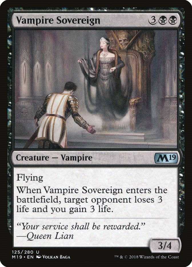 Image for Vampire Sovereign (125) - Magic: The Gathering