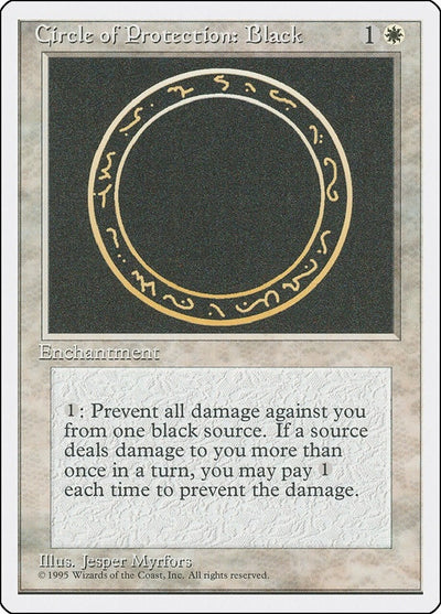 Circle of Protection: Black (Fourth Edition)