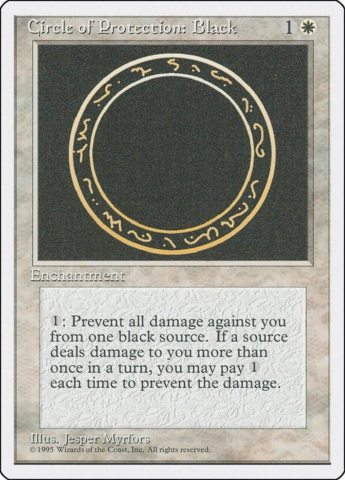 Circle of Protection: Black (Fourth Edition)